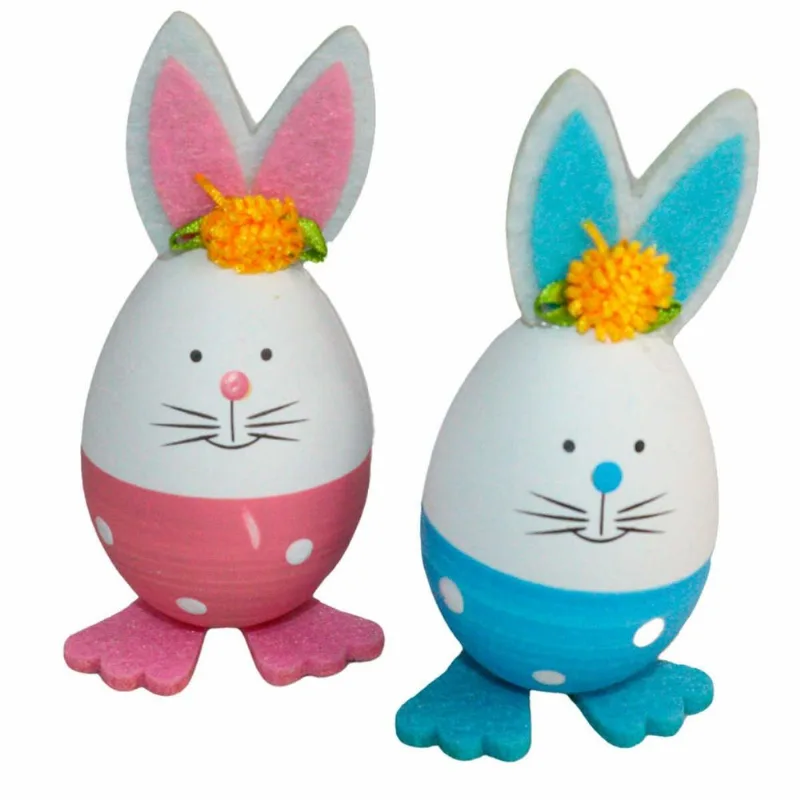 Coelhos Floripa em Formato de Ovo X2 BF1173 (MP)