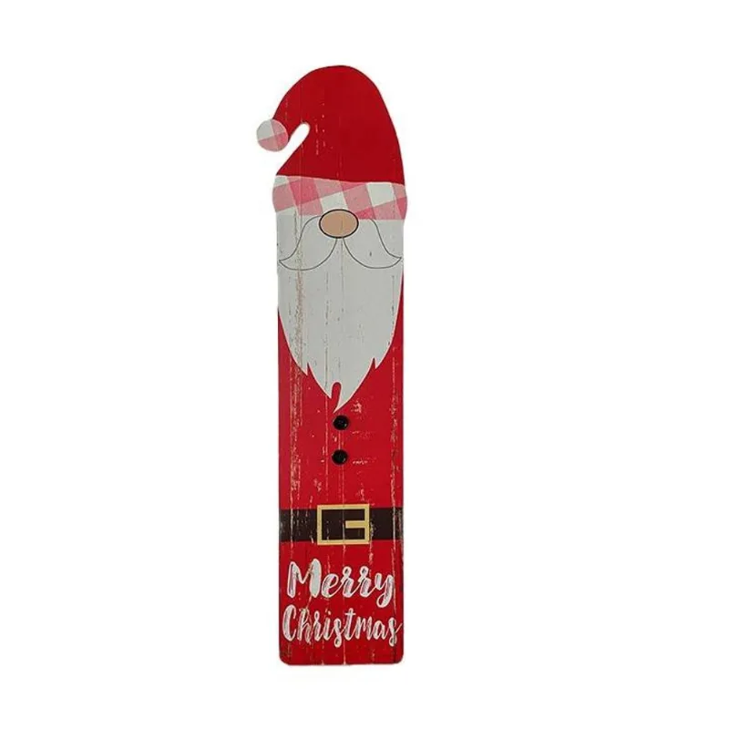 Placa Papai Noel Decorativo Colors 120cm