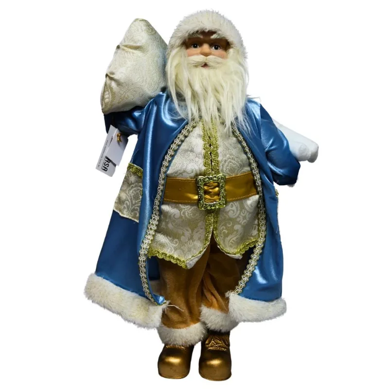 Papai Noel Tok Em Pé Azul 45cm (MP)