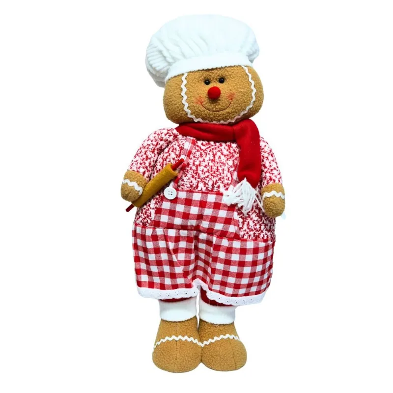 Boneca Natalina Ginger Confeiteira Tok 55cm (MP)