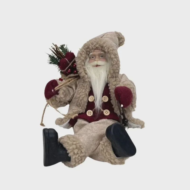 Papai Noel Sentado 30cm PN1666 - Tok da Casa