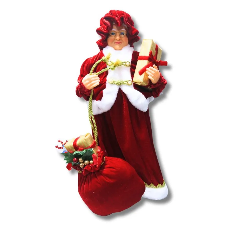 Mamãe Noel Tok Vermelho E Branco 60cm PN1515 (MP)