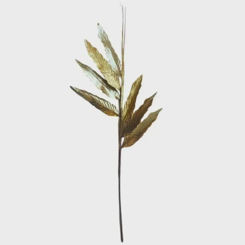 Galho Natalino Dourado 70cm GN145 - Tok da Casa
