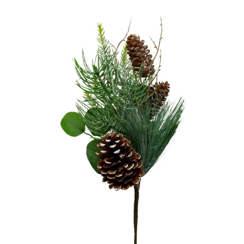 Galho Natalino Tok Com Pinhas 45cm EN3067 (MP)