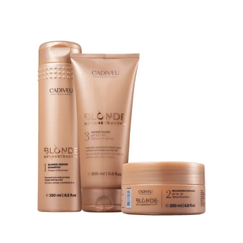 Kit Cadiveu Blonde Reconstructor Care (3 produtos)