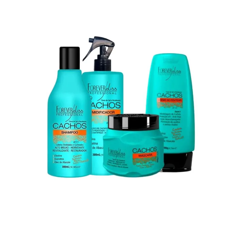 Kit Forever Liss Cachos Formador e Manutenção dos Cachos
