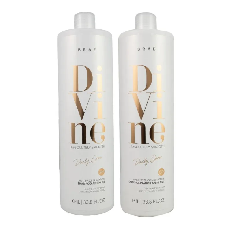 Kit Braé Divine Shampoo + Condicionador 1 Litro