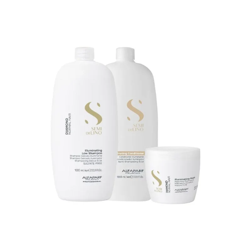 Kit Alfaparf Semi Di Lino Diamond Illuminating Trio Grande