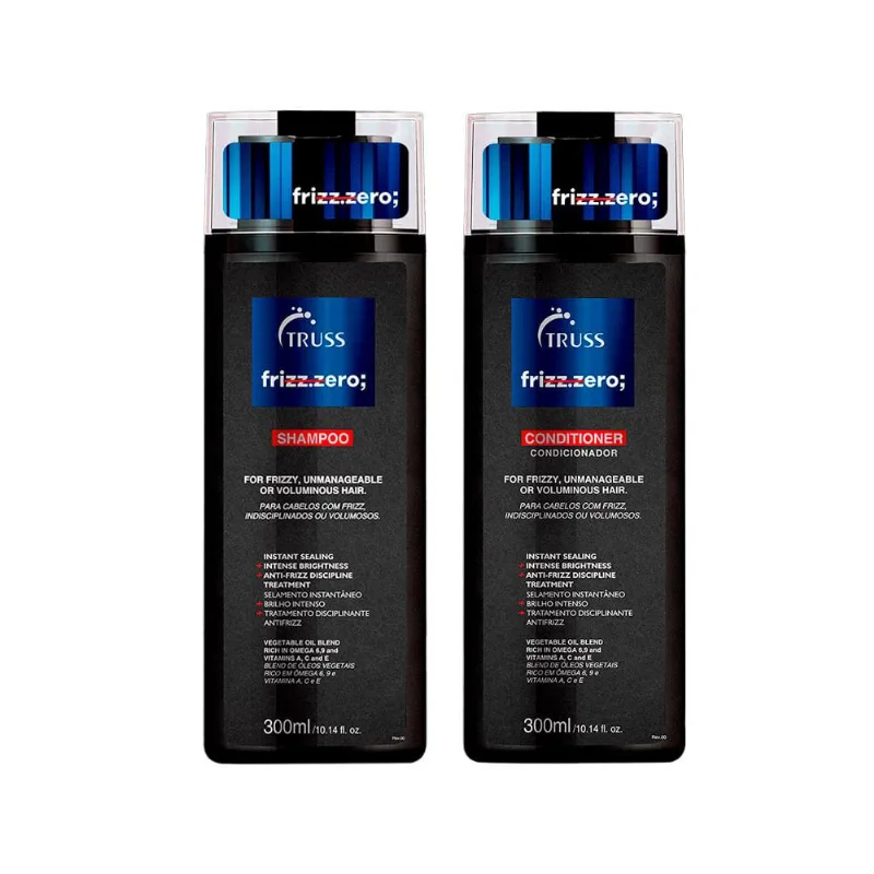 Kit Truss Frizz Zero Shampoo 300 ml + Condicionador 300 ml