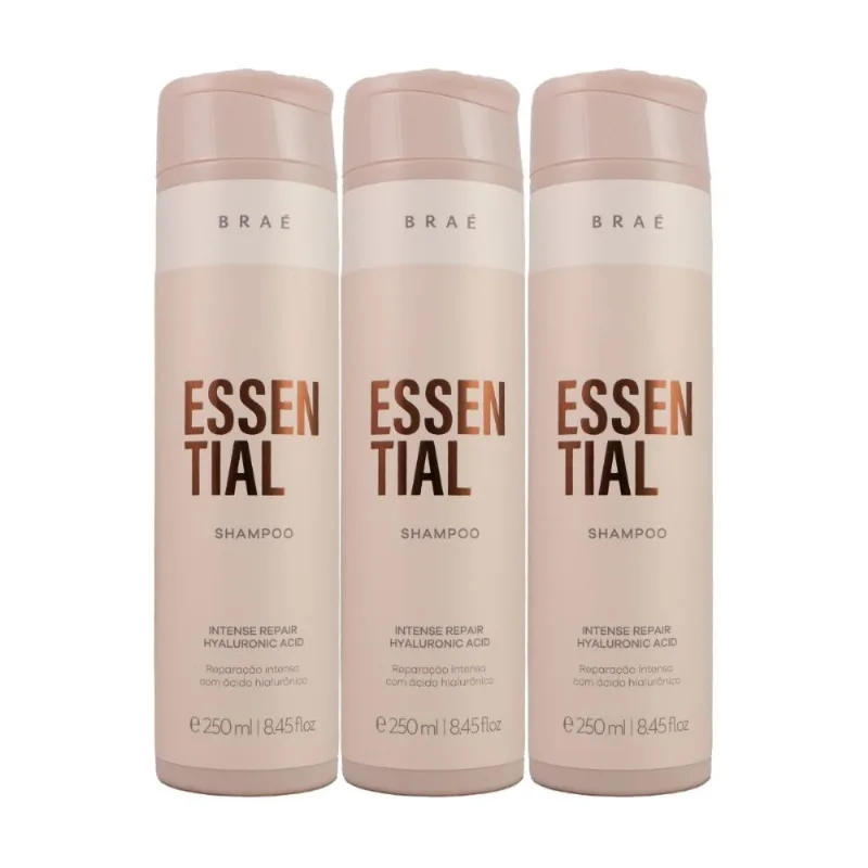 Kit Braé Essential 3 Shampoo 250 ml