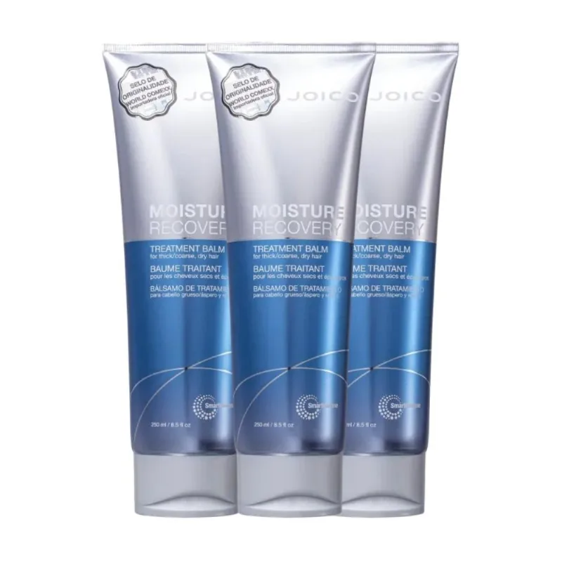 Kit Joico Moisture Recovery Treatment Balm 3 Máscara 250 ml