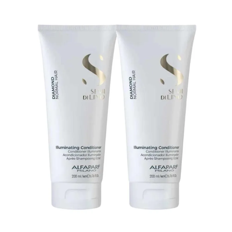 Kit Alfaparf Semi Di Lino Diamond 2 Condicionador 200 ml