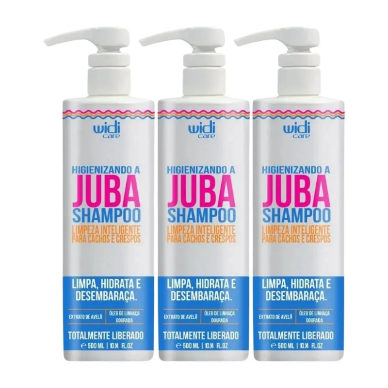 Kit Widi Care Higienizando A Juba 3 Shampoo 500 ml