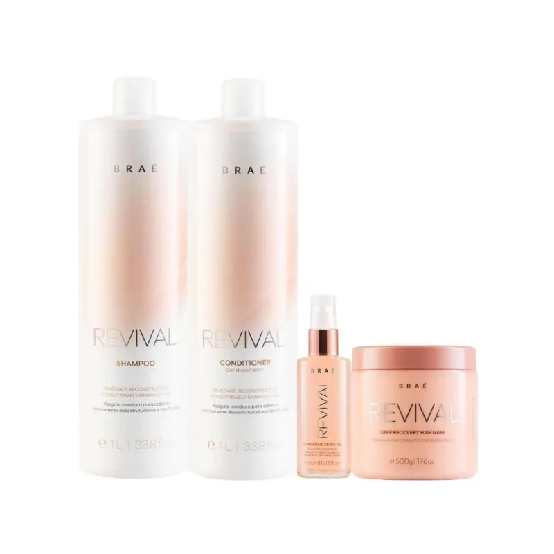 Kit Braé Revival Home Care 4 Produtos