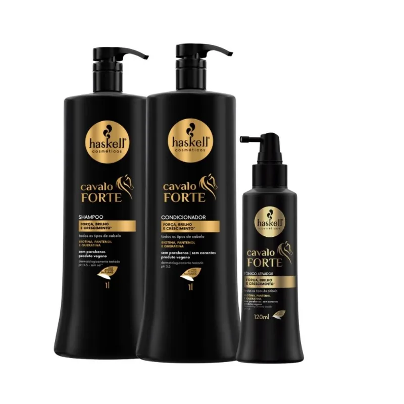 Kit Haskell Cavalo Forte Duo e Tonico 120 g