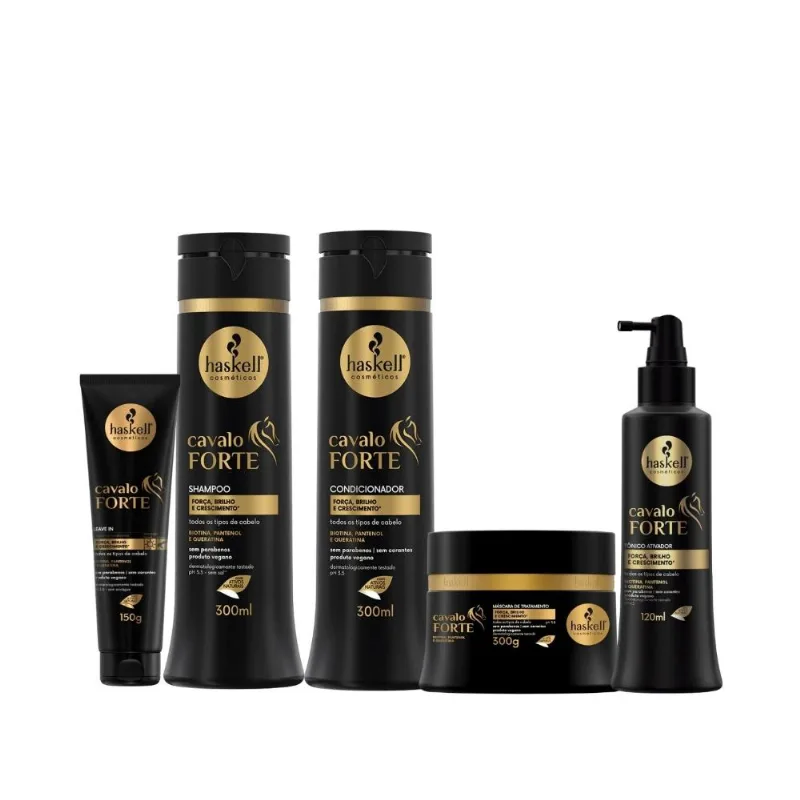 Kit Haskell Cavalo Forte Home Care Completo