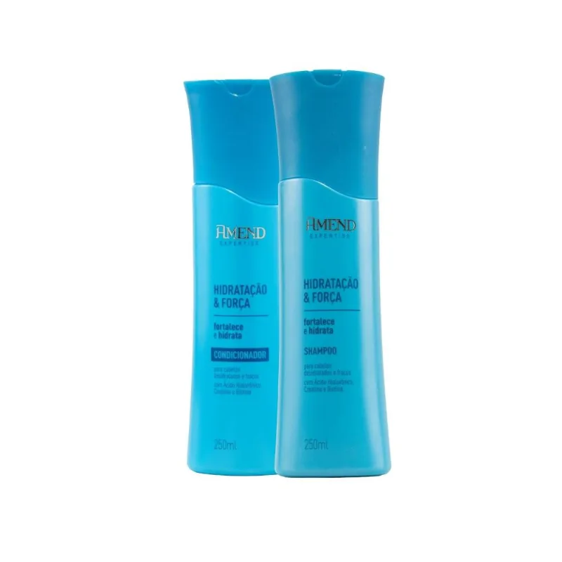Kit Shampoo Condicionador Amend Hidratacao Força
