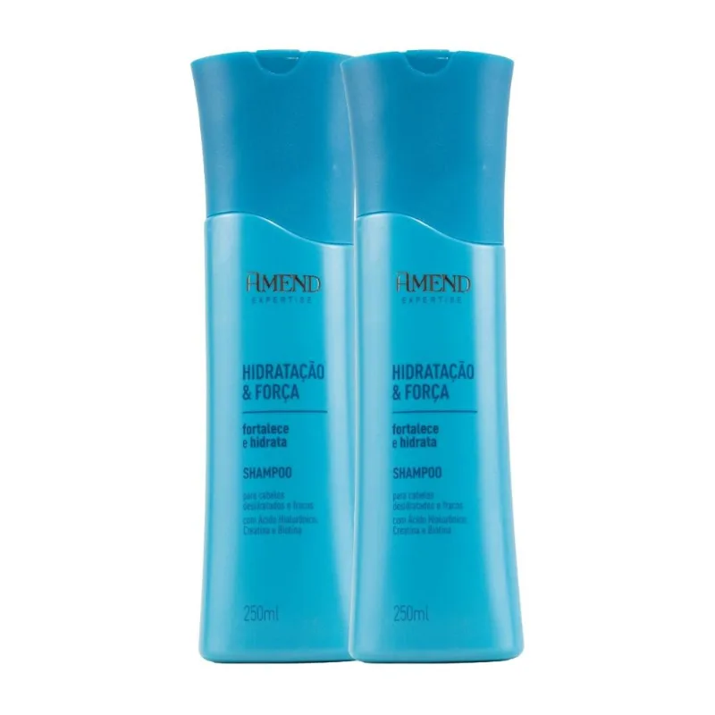 Kit 2 Shampoo Amend Hidratacao Forca 250 ml