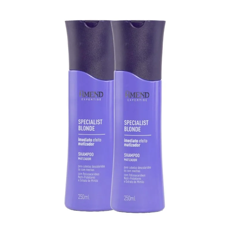 Kit 2 Shampoo Amend Specialist Blonde Matização