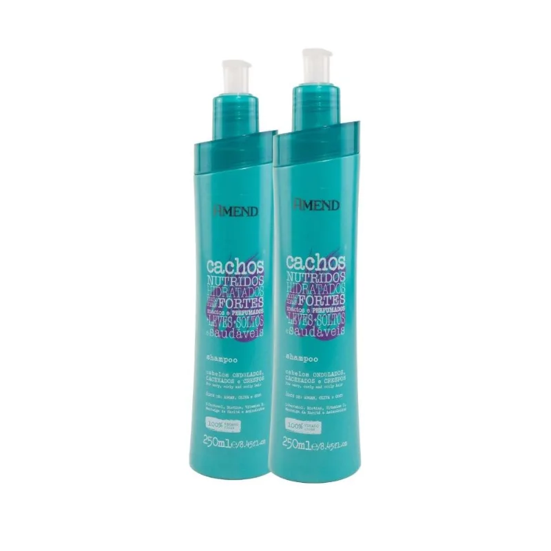 Kit 2 Shampoo Amend Cachos Nutridos 250 ml