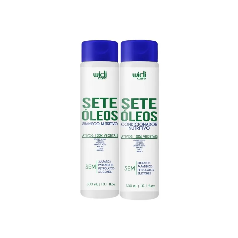 Kit Shampoo e Condicionador Widi Care Sete Óleos 300 ml