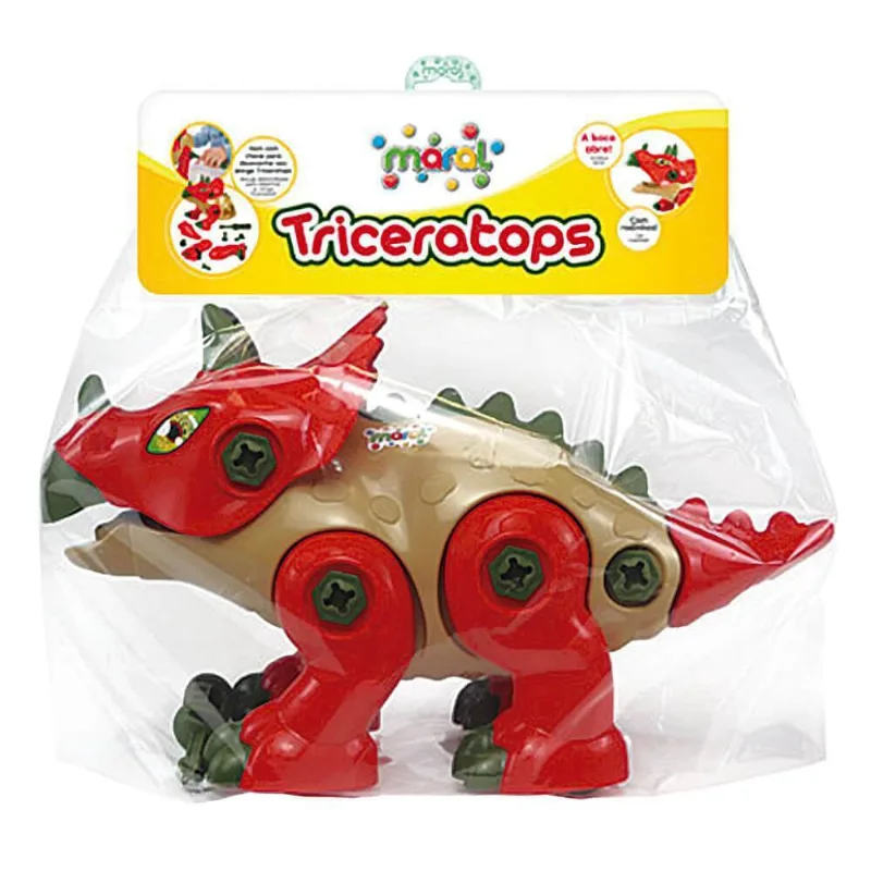 Triceratops sem som vermelho solapa maral - Maral