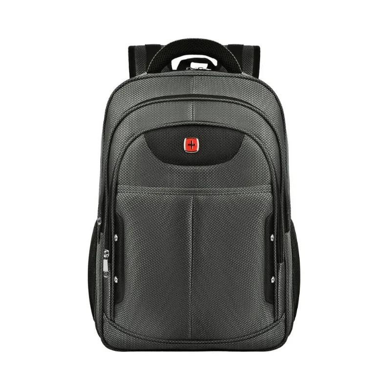 Mochila Executiva Swissland Em Poliéster 18" 46cm Preto SL04072 (MP)