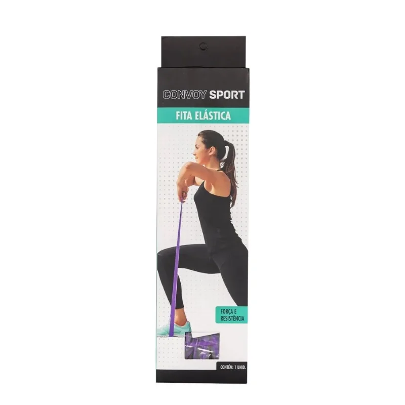 Faixa Elástica Para Treinos Convoy Sport Intensidade Forte YS37168 (MP)