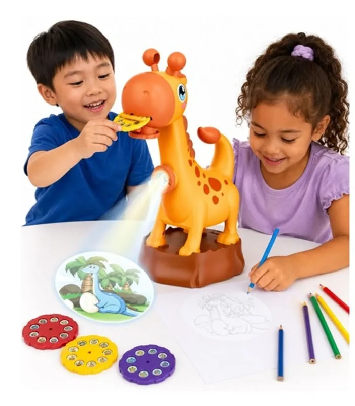 Projetor De Desenho Girafinha Infantil -  Yins Kids - YINS