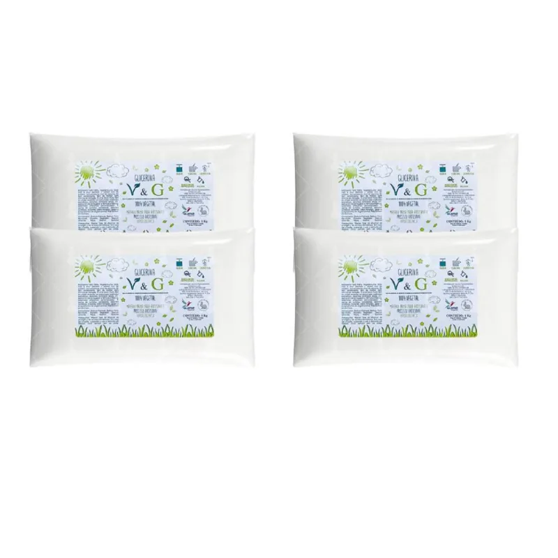 Base Glicerinada V&G Vegetal P/Sabonetes 4Kg - Branca