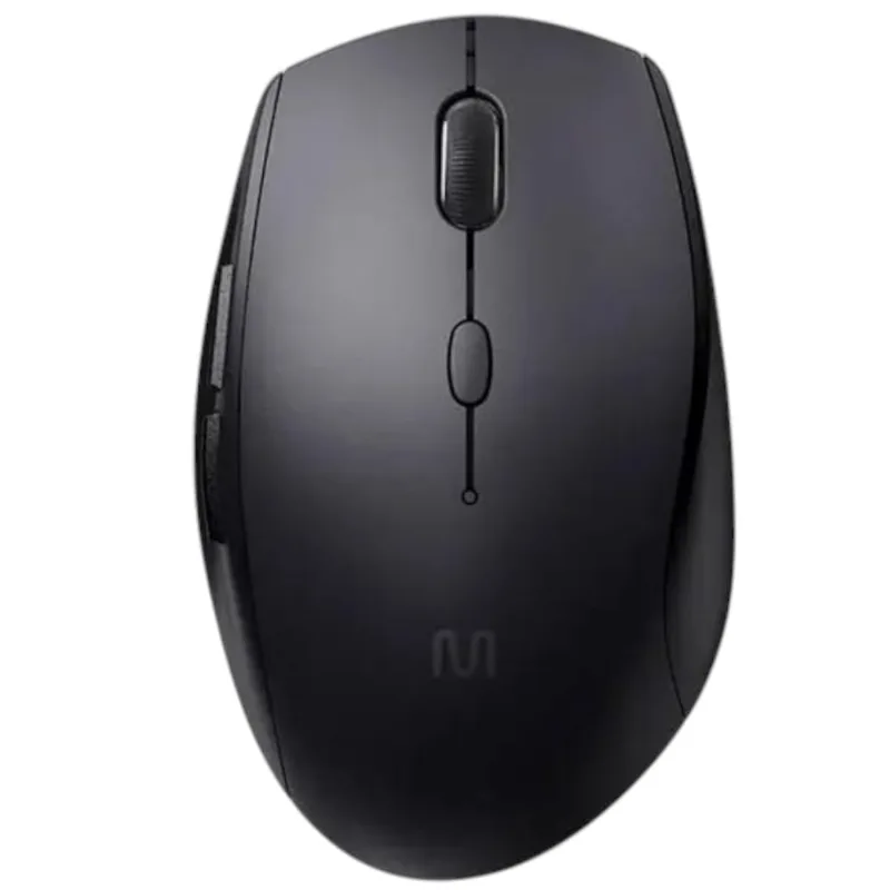 Mouse Multilaser Sem Fio MS400 DPI Ajustável 6 Botões Preto (MP)