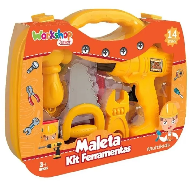 Maleta KIT Ferramentas Workshop JR Multikids