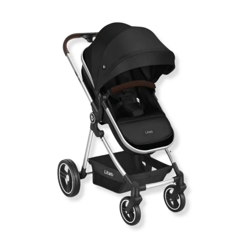 Carrinho 2 em 1 jazz assento moisés 0 A 15KG preto - litet