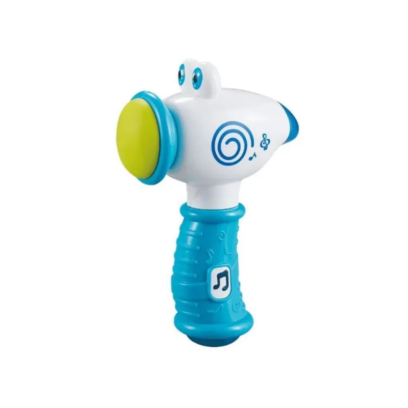 Martelo Com Luz E Som Multikids - Br2097 Azul 12x6x19cm