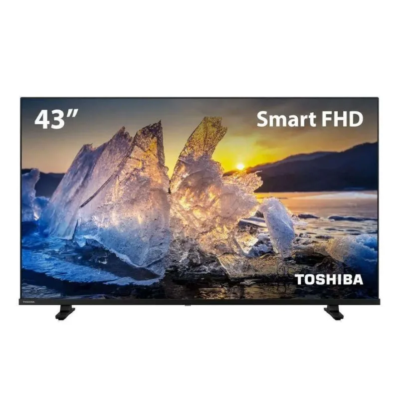TV 43 dled Smart Full Hd Vidaa TB021M Toshiba Preto Bivolt