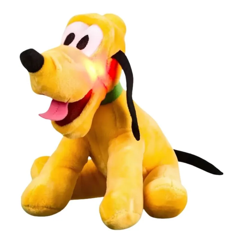 Pelúcia Mickey e Amigos Com Luz 20cm - Pluto - Multikids
