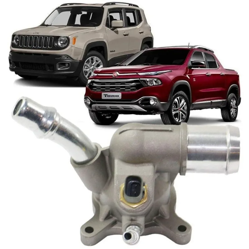 Carcaça Com Valvula Termostatica Jeep Compass De 2017 À 2022