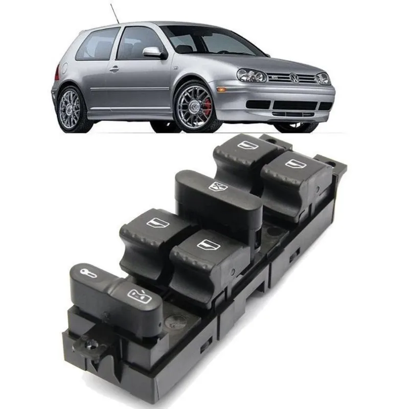 Kit Com 10 Botoes Interruptor Vidro Eletrico Golf Passat