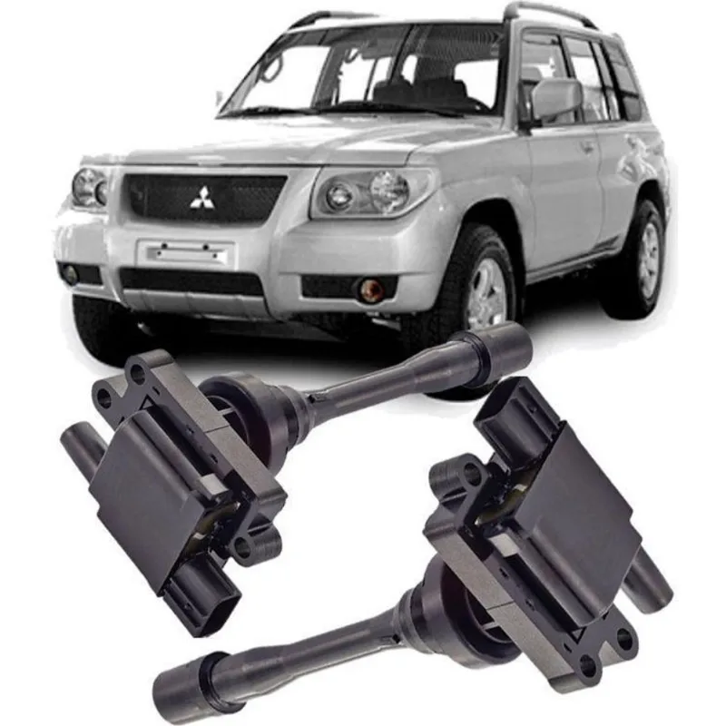 Kit 2 Bobina Ignicao Pajero Tr4 Io 1.8 Gasolina 2002 A 2006