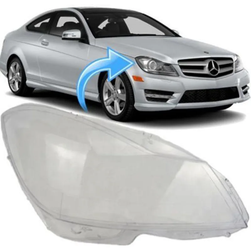 Lente Farol Mercedes C180 C200 C250 C300 2011 à 2014 Direito