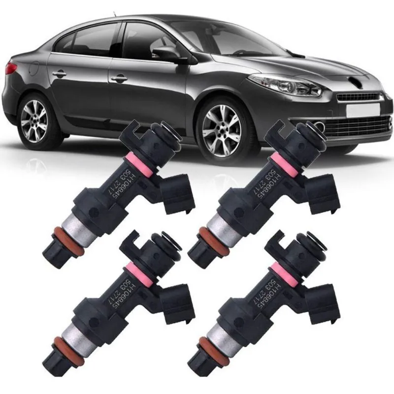 Kit 4 Bico Injetor Fluence 2.0 16V Flex 2010 à 2017- H106845