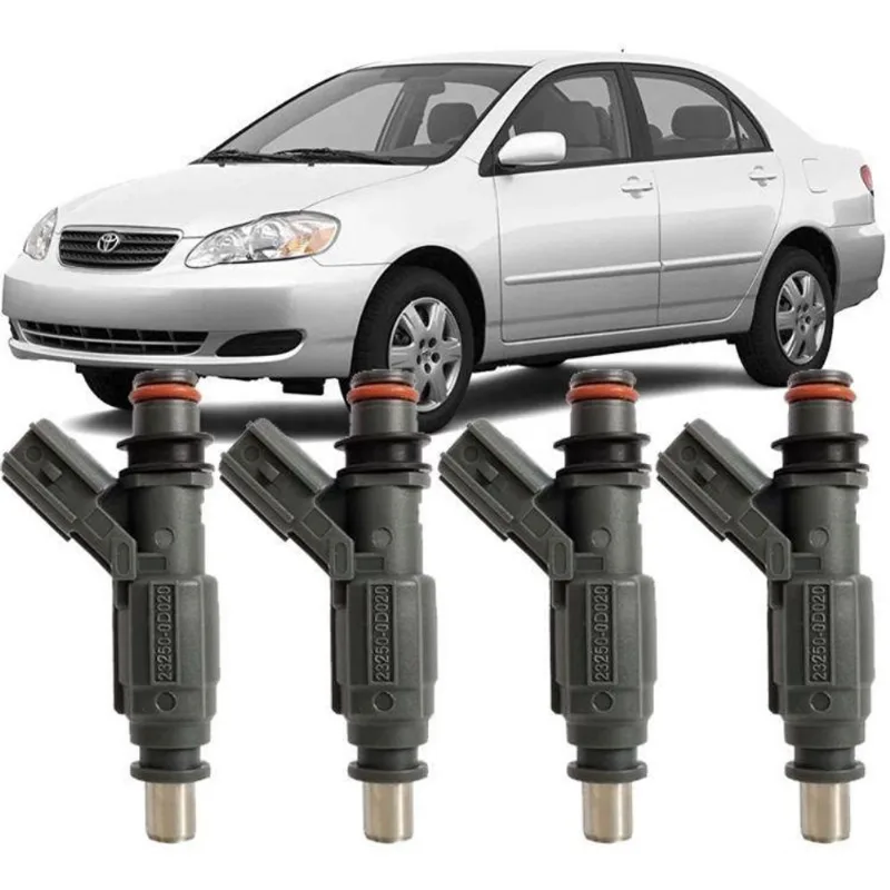 Kit 4 Bicos Injetores Toyota Corolla Fielder 1.6 2003 A 2008
