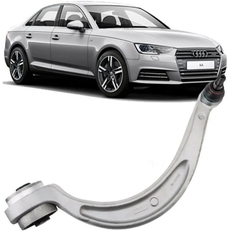 Braço Suspensão Audi A4 B9 2016 Até 2023 Inferior Curvo Dir