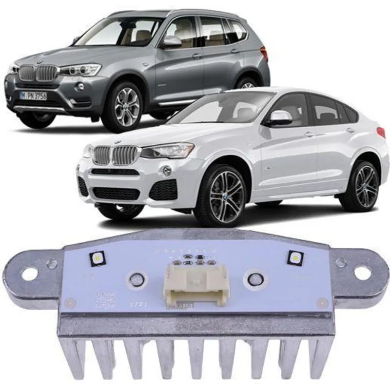 Reator Led Angel Eyes Do Farol Bmw X3 E X4 De 2014 À 2017