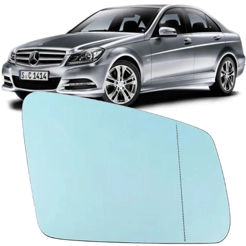 Lente Espelho Retrovisor Mercedes C180 C200 C250 B200 Esq