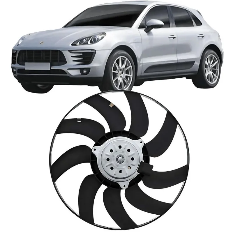 Ventoinha Grande Do Radiador Porsche Macan De 2014 À 2024