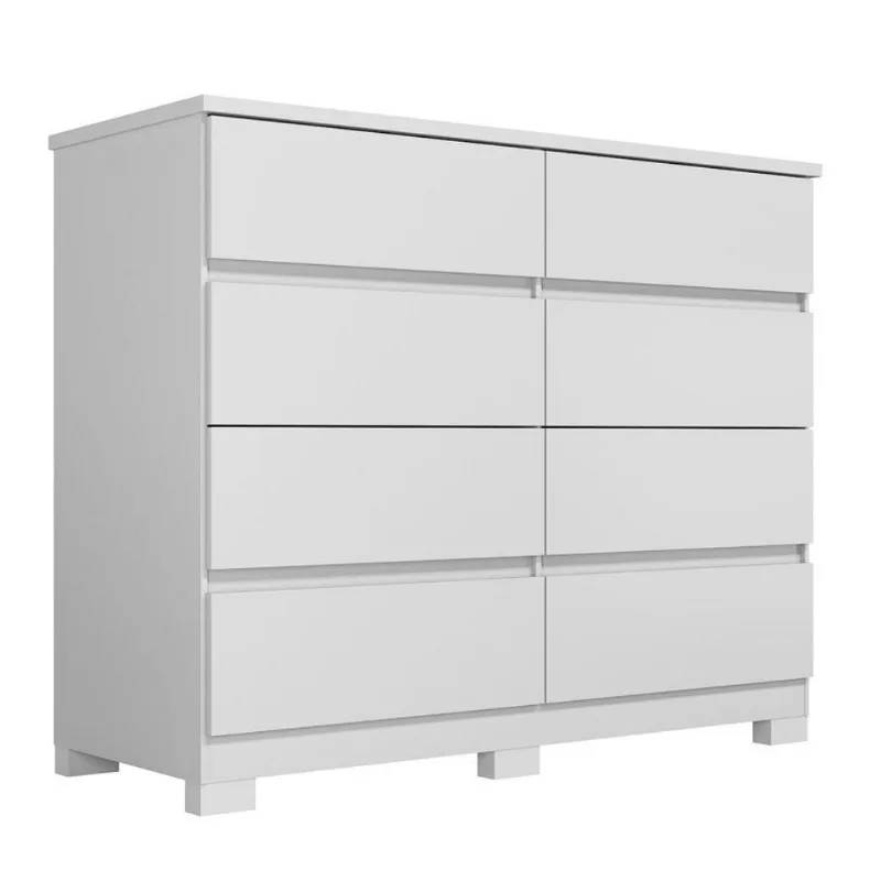 Cômoda 8 Gavetas Apolo Branco - Santos Andirá