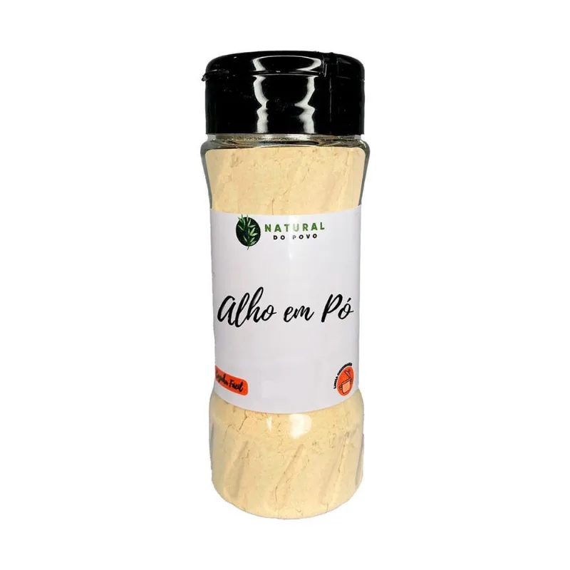 Alho Em Pó Qualidade Premium Pote Com Dosador 55G