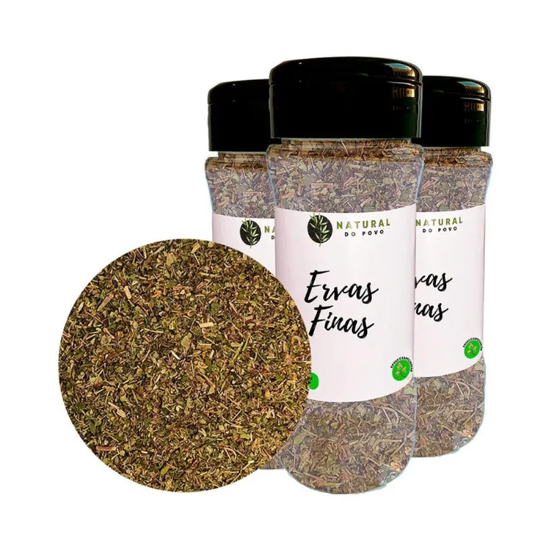 Mix Tempero Premium Ervas Finas Kit 3 Pote Com Dosador 25G