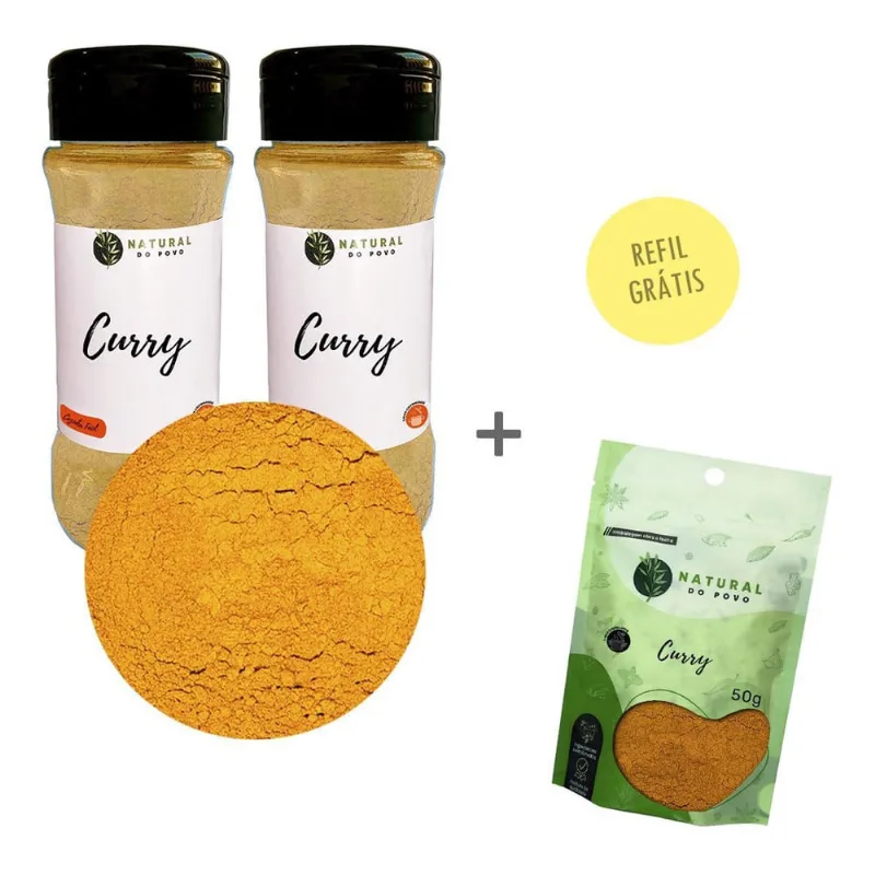 Curry Pote Com Dosador + Refil 70G
